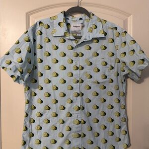 Goodfellow & Co Blue and Yellow Casual Button Down Shirt